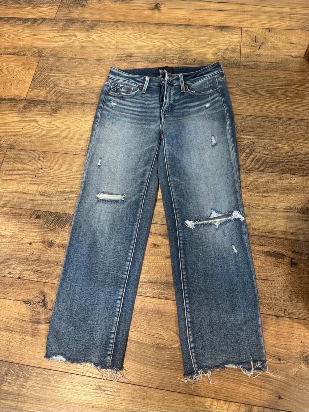 Women’s buckle black fit 53 cropped straight 27 by 26